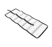 Alomejor Borse Portaoggetti per Esche da Pesca in PVC Trasparente Organizzatore Multitasca Impermeabile per Gli Appassionati di Pesca (White)