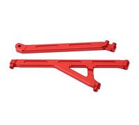 Alomejor Braccia di Collegamento di Supporto del Telaio di Aleay Stabilito per la Persistenza di Lasiernut U4 1/10 RC off -Rad Auto, Front Distable Front (Rosso)