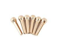 Alomejor Bridge Pin Materiale Folk Chitarra Bridge Pin Peg Chiodo con Puntino in Cristallo Colorato(Cielo Blu)