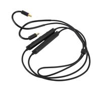 Alomejor BT Adattatore Wireless Cavo Adattatore per Cuffie per IE100 Pro IE400 Pro IE500 con Controller Microfono Integrato a Bassa Latenza di Riproduzione 8H