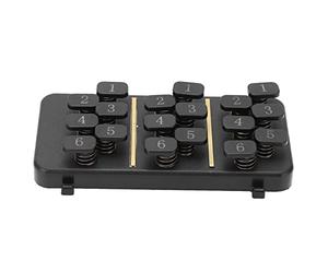 Alomejor Cambia Accordi per Chitarra Strumento Musicale Efficiente di Aiuto per Chitarra Folk per Principianti Principianti 38 Pollici-41 Pollici Nero