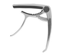 Alomejor Capotasto per Chitarra in Lega di Zinco Resistente con Funzione di Inserimento del Plettro, Ampia compatibilità per Chitarristi, Bassi e Ukulele