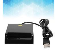 Alomejor Card Reader per, Design Ergonomico per Carte Bancarie | Compatibile con , supporto per chip card, facile inserimento della card