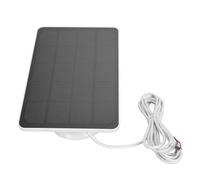 Alomejor Caricatore a Pannello Solare con Supporto Regolabile per Campanello 3 4plus Caricatore per Fotocamera SunPowered per Campanello 3+ Cavo di Ricarica da 9,8 Piedi (CSP4W-UW)