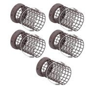 Alomejor Casotto per Trappola per Esche da Pesca da 5 Pacchetti Cestino per Alimentazione Esca in Metallo con Design Rapido per Il Lavandino per Gli Accessori per Gli Attrezzi da Pesca in Acqua