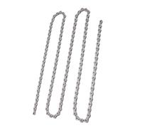Alomejor Catena per Bici a 12 velocità con Lunga Durata e Trasferimento Stabile dello Slancio, Ideale per il Punto di Partenza Materiale in Acciaio Al Carbonio Medio (Argento elettrolitico)
