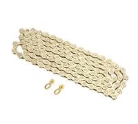 Alomejor Catena per Bici Antiruggine a 9 velocità con Placca a Doppio Ponte per Prestazioni di Fluide, Adatta Alla Maggior Parte dei Ciclisti di Mountain Bike/bici da Strada