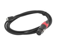 Alomejor Cavo Convertitore Microfono Dinamico XLR Femmina per Registrazione Quotidiana, Materiali Eccellenti, Cavo Adattatore Acustico da 1 Pezzo