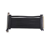 Alomejor Cavo di Prolunga PCIe 5.0 X16 Ad Alta velocità, Scheda Riser Durevole per Custodie per PC da Gioco Estremi, con Protezione Cavo, ABS 20 Cm