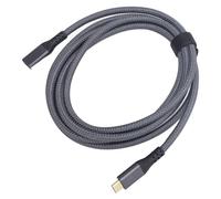 Alomejor Cavo Prolunga Type-C, Trasferimento Rapido da 20 Gbps, Cavo USB C 3.2 Gen 2 Stabile e Affidabile per EliteDisplay 4K con Risoluzione 60 Hz per 4 XL e Note 20 (2m)