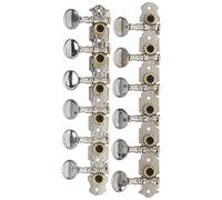 Alomejor Chiave di Sintonizzazione della Chitarra Chiave di Zinco Open Head per Strumenti Musicali a 12 Anni