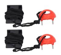 Alomejor Chiave per Macchina da Corsa, 2 Pezzi di Blocco Interruttore di Sicurezza Magnetico Universale per Tapis Roulant per L'esercizio