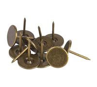 Alomejor Chiodo per Tappezzeria in Ferro Ciano Bronzo Decorativo per Accessori per Mobili 100 Pezzi 9 X 8 Mm Arredamento per Divano (Diametro 16MM*lunghezza totale 20MM)