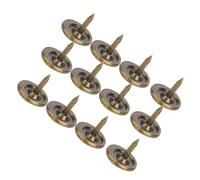 Alomejor Chiodo per Tappezzeria in Ferro Ciano Bronzo Decorativo per Accessori per Mobili 100 Pezzi 9 X 8 Mm Arredamento per Divano (Diametro 9MM*lunghezza totale 8MM)