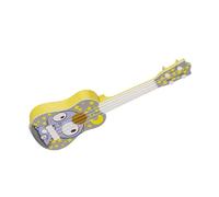 Alomejor Chitarra Giocattolo per Bambini Design Simpatico Cartone Animato Ukulele a 4 Corde Giocabile per Ragazzi e Ragazze, Illuminazione Educativa per la Percezione Musicale e capacità di (Modello