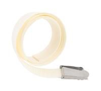 Alomejor Cintura Immersione Addensata in Nylon Fibbia in Acciaio Inossidabile da 187 Cm Cintura di Immersione per Immersioni Snorkeling Che Si Apriva (White)