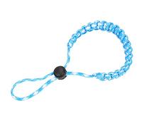 Alomejor Cinturino per Puntatore per Immersione con Corda da Polso Unica per la Sicurezza Dell'attrezzatura Cavo a 7 Nuclei per Immersioni Rosa Mimetico Verde Royalblue (Fiore bianco blu)