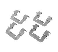 Alomejor Clamp/Holder Anti-sonaglio per Pastiglie Freno Morsetto/supporto Durevole per Pastiglia Freno Anteriore per INSIGNIA 2008-2015, Installazione Semplice, 4 Pezzi