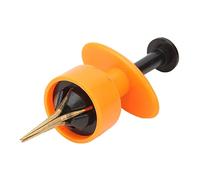 Alomejor Clemataire della Pesca Portatile 4 Artigli della Terra Sanguinante per Esche Semplici, Elastico per gli Ingranaggi, Adatto Agli Appassionati di Esterni (YELLOW)