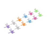Alomejor Clip di Supporto per Piante di Libellula per Orchidee Che Impediscono Il Ribaltamento per Gli Appassionati di Giardinaggio in Plastica 30 Pezzi (Multicolore)