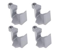 Alomejor Clip per Parabordi Marini da 4 Pezzi, Superfici più Lisce di Facile Regolazione Clip per Paraurti per Barche su Rotaia per Pontone Quadrate, con Materiale ABS, per Paraurti