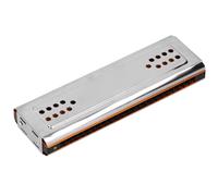 Alomejor Codice Armonico Raddoppiato C&G Codice Armonico di Luce del Suono Chiaro e Melodioso per Principiante, Resina Argento + Bronzo Fosforo + Acciaio Inossidabile