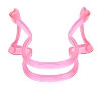 Alomejor Collimatore per di Violino, Correttore di rettilineità con Piedini di Presa in Silicone Importati, per Violini 1/4 1/8 /10, Accessorio per Addestramento per Strumenti (PINK)