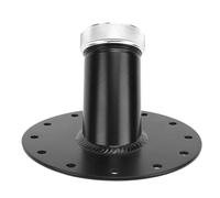 Alomejor Collo di Riempimento per Celle a Combustibile da 45 Gradi Ad Alta Resistenza con Tappo in Alluminio con Base in Acciaio per un Rifornimento Rapido Adatto per il Mercato Post-vendita (BLACK)