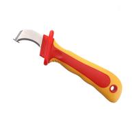 Alomejor Coltello per Smantellamento Isolato Coltello Spelafili per Guaina Antimagnetica 1000V per Elettricisti 1 Pezzo