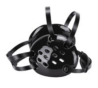 Alomejor Comodo Copricapo da Wrestling, Paraorecchie in Spugna NBR Nera con Imbottitura Regolabile per il Mento per Uomini e Donne, Ideale per Jiu Jitsu e MMA