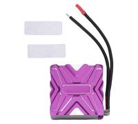 Alomejor Condensatore per Auto RC, Condensatore in Alluminio per Motore Brushless, 1500000μF con Uscita Stabile per Auto da Drift e da Turismo in 1/10 (PURPLE)