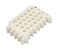 Alomejor Condizionatore per Cavi CAT5 CAT6 CAT7, Pettine per Fori in Rame ABS per Esigenze di Gestione dei Cavi in ufficio (6x4 fori)