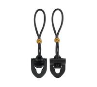 Alomejor Confezione da 2 Lucchetti per Tracolla per Chitarra, Supporto per Cavo con Base in Silicone con Pulsanti Antiscivolo, Perfetto per i Bassisti Elettrici e Acustici