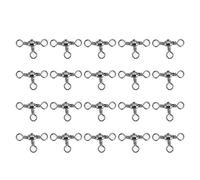 Alomejor connettore Girevole Pesca, Resistente Versatile, Accessori Pesca 3 Vie, for Pescatori acque Dolci Marine Sportivi