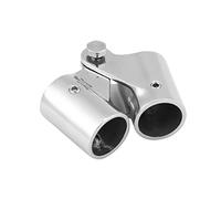Alomejor Connettore pieghevole per tubi girevole, corrimano per barche, connettore per tubi girevoli, raccordi per barche in acciaio inox, accessori per barche per yacht navali, 22 mm,