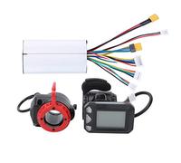 Alomejor Controller Motore per Scooter Elettrico e Bici Elettrica 24V 250W con Display LCD Kit Completo Acceleratore Freno Inclusi