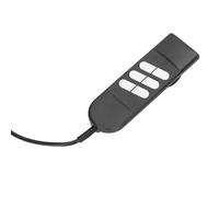 Alomejor Controller Remoto a 6 Pulsanti per Poltrone Elevabili, Poltrone Reclinabili Elettriche, Guscio in ABS Resistente, 1 Controllo 3 Aste di Spinta, per Divano Elettrico