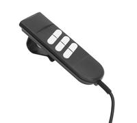 Alomejor Controller Remoto a 6 Pulsanti per Poltrone Elevabili, Poltrone Reclinabili Elettriche, Guscio in ABS Resistente, 1 Controllo 3 Aste di Spinta, per Divano Elettrico