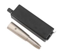 Alomejor Convertitore Amplificatore per Cuffie Interfaccia Audio XLR a 3,5 Mm Volume Regolabile Porta di Uscita Cuffie in Metallo da 3,5 Mm Operazione Plug and Play