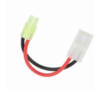 Alomejor Convertitore Maschio Femmina, Rivestimento in Silicone, Adattatore Versatile, Cavo RC per Carichi Pesanti 16AWG per Applicazioni di Ricarica (#2)