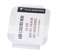 Alomejor Coperchio Superiore della Macchina per Ad Alto Impatto da 88 Once, Sostituzione del Coperchio Trasparente del Contenitore Lavabile in Lavastoviglie per Un'esperienza di