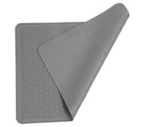 Alomejor Copertura Superiore per Stufa in Silicone Resistente Al Calore 28x20 Pollici Tappetino Grigio Scuro per la Protezione del Piano di Lavoro (71 * 50 * 0,2 cm)