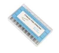 Alomejor Coppiglie per Braccialetti per Orologi in Acciaio Inossidabile Premium da 1 Mm per la Riparazione, per Coppiglie per Cinturini per Orologi, Confezione da 15 da 26,5 Mm