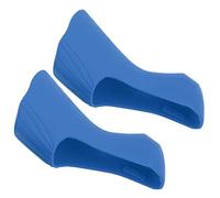 Alomejor Copri Impugnatura per Manubrio Bici e Leva Freno - Copertura in Silicone per Bicicletta da Strada R7000 R8000 (Blu)