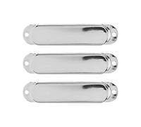 Alomejor Copri Pickup Single Coil per Chitarra Elettrica Kit di Set in Rame Squisito per una Migliore qualità del Suono e una Facile Installazione, 3 Pezzi per Appassionati di Fai da Te e Musicisti