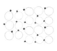Alomejor Corde per Chitarra Classica, Set da 3 Pezzi di Ricambio in Nylon Placcato Argento con Tono Stabile, per Accessori per Chitarra Classica (NX35)