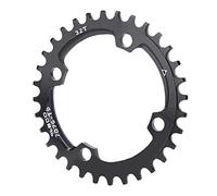 Alomejor Corona Bicicletta, Resistente e Leggera Anello Catena Ruota Tonda Singolo Stretto for Ciclisti Urbani Professionisti riparazioni Rapide Emergenza