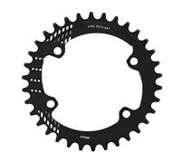 Alomejor Corona per Bicicletta BCD 96MM Stretto Ampio Corona da Bici Anello a Singola Catena per M6000 M7000 M8000(34T-Nero)