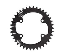 Alomejor Corona per Bicicletta BCD 96MM Stretto Ampio Corona da Bici Anello a Singola Catena per M6000 M7000 M8000(38T-Nero)