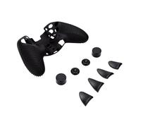 Alomejor Cover in Silicone per Controller Comoda Impugnatura Morbida Antiscivolo per Un'esperienza di Gioco Migliorata per Black Set
